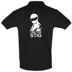 Мужское поло I am the Stig - PrintSalon