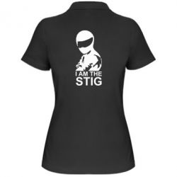 Женское поло I am the Stig - PrintSalon