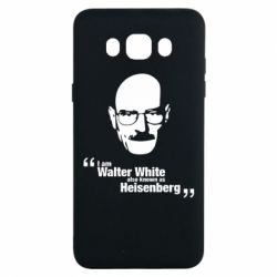 Чехол для Samsung J7 2016 i am walter white also known as heisenberg - PrintSalon