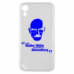 Чехол для iPhone XR i am walter white also known as heisenberg - PrintSalon