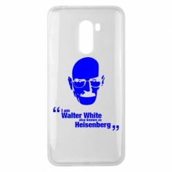 Чехол для Xiaomi Pocophone F1 i am walter white also known as heisenberg - PrintSalon