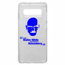 Чехол для Samsung S10+ i am walter white also known as heisenberg - PrintSalon