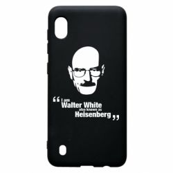 Чехол для Samsung A10 i am walter white also known as heisenberg - PrintSalon
