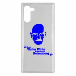 Чехол для Samsung Note 10 i am walter white also known as heisenberg - PrintSalon