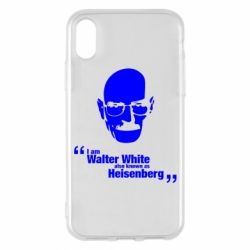 Чехол для iPhone X/Xs i am walter white also known as heisenberg - PrintSalon
