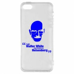 Чехол для iPhone5/5S/SE i am walter white also known as heisenberg - PrintSalon