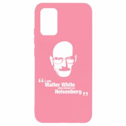 Чехол для Samsung A02s/M02s i am walter white also known as heisenberg - PrintSalon