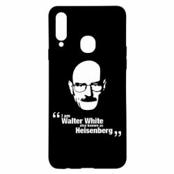 Чехол для Samsung A20s i am walter white also known as heisenberg - PrintSalon