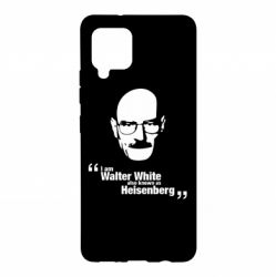 Чехол для Samsung A42 5G i am walter white also known as heisenberg - PrintSalon