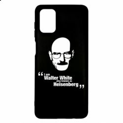 Чехол для Samsung M51 i am walter white also known as heisenberg - PrintSalon