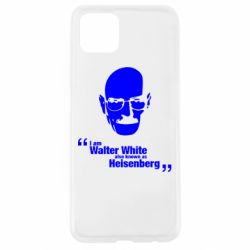 Чехол для Oppo A92s i am walter white also known as heisenberg - PrintSalon