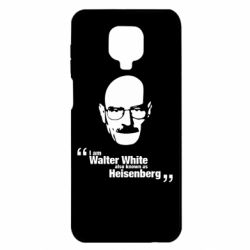 Чехол для Xiaomi Redmi Note 9S/9Pro/9Pro Max i am walter white also known as heisenberg - PrintSalon
