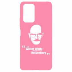 Чехол для Xiaomi Redmi Note 10 Pro i am walter white also known as heisenberg - PrintSalon