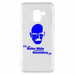 Чехол для Samsung A8 2018 i am walter white also known as heisenberg - PrintSalon