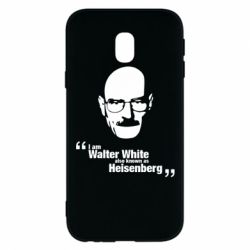 Чехол для Samsung J3 2017 i am walter white also known as heisenberg - PrintSalon