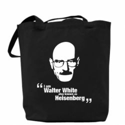 Эко-сумка i am walter white also known as heisenberg - PrintSalon