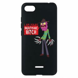 Чехол для Xiaomi Redmi 6A I am yours nightmare BITCH - PrintSalon