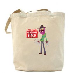 Шоппер I am yours nightmare BITCH - PrintSalon