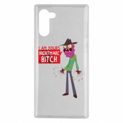 Чехол для Samsung Note 10 I am yours nightmare BITCH - PrintSalon