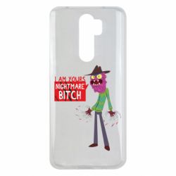 Чехол для Xiaomi Redmi Note 8 Pro I am yours nightmare BITCH - PrintSalon