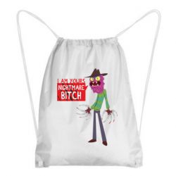 Рюкзак-мешок I am yours nightmare BITCH - PrintSalon