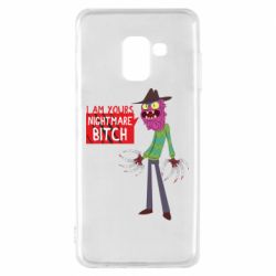 Чехол для Samsung A8 2018 I am yours nightmare BITCH - PrintSalon