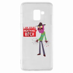 Чехол для Samsung A8+ 2018 I am yours nightmare BITCH - PrintSalon