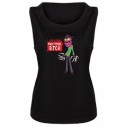 Женская майка I am yours nightmare BITCH - PrintSalon