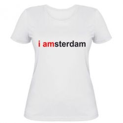 Женская футболка I amsterdam - PrintSalon