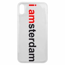 Чехол для iPhone Xs Max I amsterdam - PrintSalon