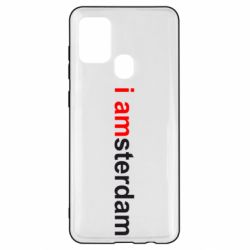 Чехол для Samsung A21s I amsterdam - PrintSalon