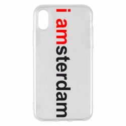 Чехол для iPhone X/Xs I amsterdam - PrintSalon