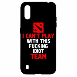 Чехол для Samsung A01/M01 I can't play with this fucking idiot team Dota-PrintSalon Чехол для Samsung A01/M01 I can't play with this fucking idiot team Dota