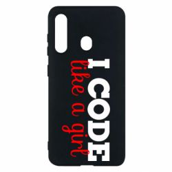 Чехол для Samsung M40 I code like a girl - PrintSalon