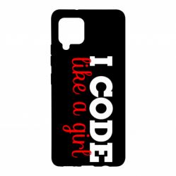 Чехол для Samsung A42 5G I code like a girl - PrintSalon
