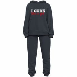 Женский костюм I code like a girl - PrintSalon