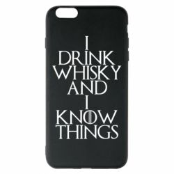 Чехол для iPhone 6 Plus/6S Plus I drink whisky and I know things - PrintSalon