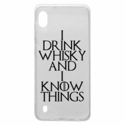 Чехол для Samsung A10 I drink whisky and I know things - PrintSalon