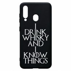 Чехол для Samsung A60 I drink whisky and I know things - PrintSalon