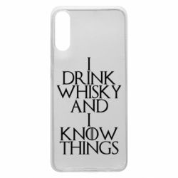 Чехол для Samsung A70 I drink whisky and I know things - PrintSalon
