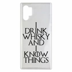 Чехол для Samsung Note 10 Plus I drink whisky and I know things - PrintSalon