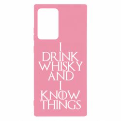 Чехол для Samsung Note 20 Ultra I drink whisky and I know things - PrintSalon
