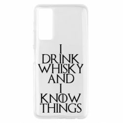 Чехол для Huawei P Smart 2021 I drink whisky and I know things - PrintSalon