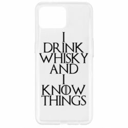 Чехол для Oppo Reno 4 Lite I drink whisky and I know things - PrintSalon