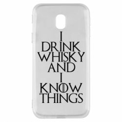 Чехол для Samsung J3 2017 I drink whisky and I know things - PrintSalon
