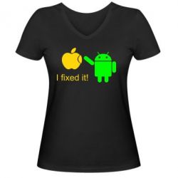 Жіноча футболка з V-подібним вирізом I fixed it! Android - PrintSalon
