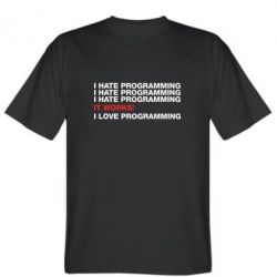 Мужская футболка Stedman I hate programming - PrintSalon