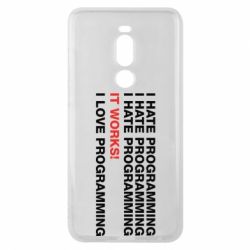 Чехол для Meizu Note 8 I hate programming - PrintSalon
