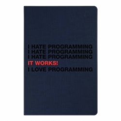 Блокнот с принто I hate programming - PrintSalon