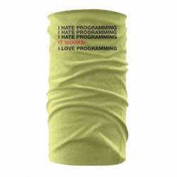Бандана I hate programming - PrintSalon